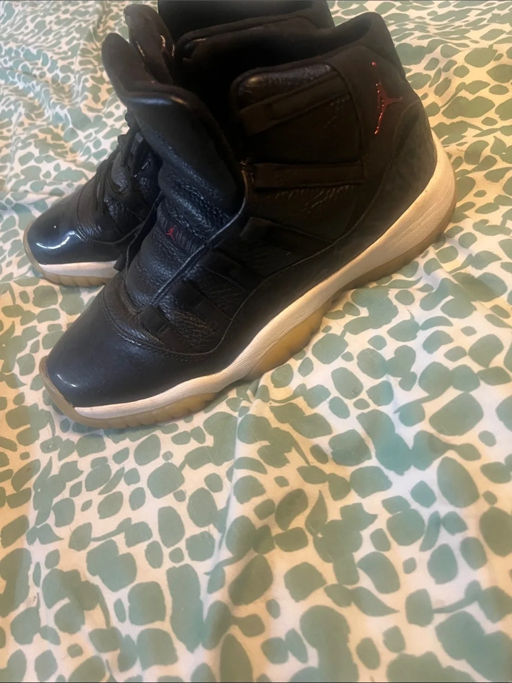 Nike Air Jordan 11 Black with Red Accents